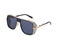 WNCKSQ Vintage Steampunk Square Sonnenbrille Herren Klassische Sonnenbrille Für Männliche Modeschutzbrillen,C2GoldBlack