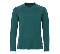 Wo Essential Wool LS T-Shirt dark fjord green 44 Damen