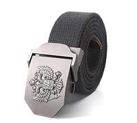 WOAIXI Leinwandgürtel,Mode Männer Frauen Leinwandgürtel Russisches Nationalemblem Legierung Schnalle Männer Jeansgürtel Armee Militärische Taktische Gürtel Unisex Outdoor Casual Wild Waistband