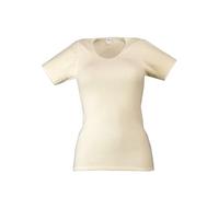 wobera ANGORA Damen-Unterhemd mit 1/2 Arm oder T-Shirt mit 100% Angora (Gr. M, Farbe: wollweiß)