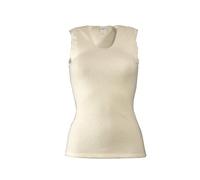 wobera ANGORA Damen-Unterhemd ohne Arm oder Tanktop und 50% Angora, 30% Schurwolle und 20% Polyamid (Gr. XL, Farbe: wollweiß)