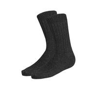 wobera ANGORA leichte Wollsocken für Damen und Herren in Rippenstrickart mit 46% Angora (Gr. 41-43, Farbe: naturweiß)