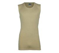 wobera ANGORA leichtes Herren-Unterhemd/Tanktop ohne Arm mit verstärktem Rücken (Gr. XL/8, Farbe: beige)