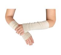 wobera ANGORA Stulpen oder Pulswärmer mit 45% Angora, 25% Schurwolle, 20% Polyamid, 10% Elasthan für Damen und Herren (Gr. 4/XL, Farbe: beige)