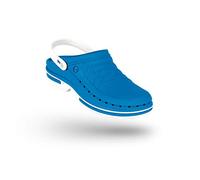 WOCK Clog mit Fersenriemen und Steri-Tech Einlage, Damen und Mann Clogs, Sterilisierbarund mit Zitronenaroma - Hergestellt in Portugal