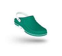 WOCK Clog, Unisex-Erwachsene, weiss/grün, 37/38 EU