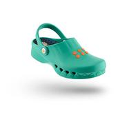 WOCK NUBE mit Einlage, Damen Arbeit Clogs, Unisex - Mann Frau Clog mit Fersenriemen, Sehr leicht - Hergestellt in Portugal