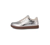 Woden WL598 Bjork Leather - Damen Schuhe Sneaker - 039-Silver für Damen, silber, Größe 37 EU