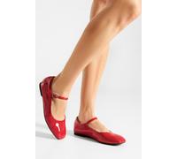Woden Maya Patent Fire Red Größe: 40 | Ballerinas Outlet | Damen | Rot