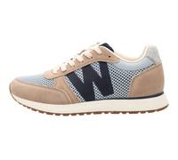 Woden Sneaker Ronja Icon (Veloursleder/Mesh) beige/hellblau Damen, Größe Euro (US) 42