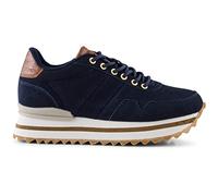 Woden Sneakers Nora III Suede Plateau 42, 009 Dark Navy