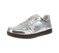 Woden WL598 Bjork Leather - Damen Schuhe Sneaker - 039-Silver für Damen, silber, Größe 39 EU