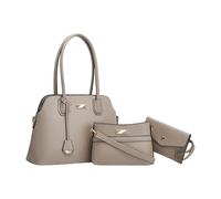 Woedpez 3-teiliges PU Handtaschen Set mit großem Fassungsvermögen und verstellbarem Riemen für die Arbeit, Reisen und den täglichen Gebrauch