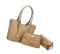 Woedpez Handtaschen Set, 3-teilig, modische Umhängetaschen, große Kapazität, oben, Geldbörse, PU Leder, Umhängetaschen, modische Umhängetasche