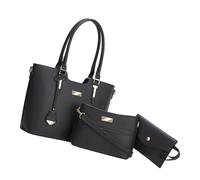 Woedpez Handtaschen Set, 3-teilig, modische Umhängetaschen, große Kapazität, oben, Geldbörse, PU Leder, Umhängetaschen, modische Umhängetasche