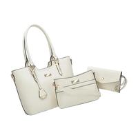 Woedpez Handtaschen Set, 3-teilig, modische Umhängetaschen, große Kapazität, oben, Geldbörse, PU Leder, Umhängetaschen, modische Umhängetasche
