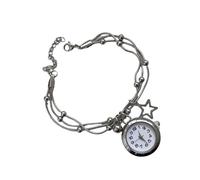 Woedpez Kunsthandwerklich gefertigtes Taschenuhrarmband Vintage Stil mit beweglichen Fransendetails und anpassbarer Kettenlänge