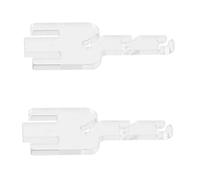 WOFASHPURET Strickmaschinen Spannvorrichtungsadapter 2 Stück Verschleißfeste Kunststoff Spanngabeln für Addi King Express Kompatible Strickmaschinen für Feine Strickmuster und Heimgebrauch