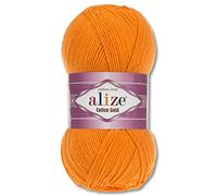 Wohnkult Alize 100 g Cotton Gold Premium Wolle in 59 Sommerwolle Garn Stricken Amigurumi (83 | Kürbis)