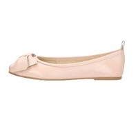 WOJAS Ballerinas Damen | Bequeme Ballerina Schuhe mit mit Schleife | Hausschuhe Bequem | Leder Balerinaschuhe - Rosa 44007-54 r. 38
