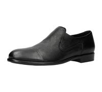 WOJAS - Damen Loafers/Elegant Leder Schuhe/Loafer Slipper/Flache Sohle/Schwarz, 46049-51, Größe 39