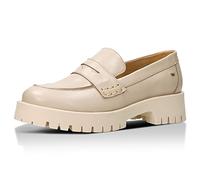 Wojas - Damen Mokassins I Aus Glattleder I Klassischer Schnitt I Feste Sohle I Logo auf der Rückseite I Sohlenhöhe 2,5 cm - 4 cm I 46124-54 - Beige, Gr.37