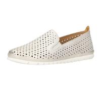 WOJAS - Flache Schuhe Für Frauen | Damen Slipper | Leder | Loafer | Ballerina | Gold 46102-58 Gr 40