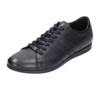 WOJAS Herren Halbschuhe - Schuhe Sneaker Herrenschuhe Leder Glattleder Turnschuhe Herrenhalbschuhe - schwarz, 8075-51, Gr. 46