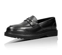 WOJAS - Herren Mokassins I aus Hochwertigem Glattleder I das Futter aus Ziegenleder I Stilvollen und Bequemen „Slip-on“ Schuhe I 3 cm Hohe Laufsohle I 10138-51 - Schwarz, Gr. 43