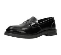 WOJAS - Herren Mokassins Penny Loafer aus Lackleder, Elegante Slipper mit Breiten Absätzen, 10137-31 - Schwarz, Gr. 42
