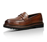 WOJAS - Herren Mokassins Penny Loafer I aus Hochwertigem Glattleder I Futter aus Ziegenleder I Bequeme „Slip-on“ Schuhe I Harmonieren mit Unterschiedlichen Outfits I 10138-53 - Braun, Gr. 43
