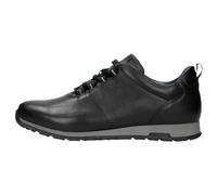 WOJAS Herren Sneakers - Herrenhalbschuhe Schuhe Halbschuhe Herrenschuhe Leder Glattleder Turnschuhe - schwarz, 10039-51, Gr. 41