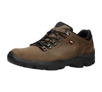 WOJAS Herren Trekkingschuhe aus Crazy-Horse-Leder - Sneaker Halbstiefel Ganzjahresschuhe Gelände Stadt Urban Sport - braun, 9377-92, Gr. 39