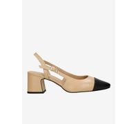 Wojas Leder-Sling-Pumps in Beige - Größe 40 | Pumps