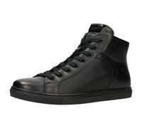 WOJAS - Sneaker Knöchelhoch | Turnschuhe für Männer | Schuhe aus Leder | Freizeitschuhe | Bequem | Schwarz 24026-71 - Gr. 42