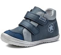 Wojtyłko Klettschuh Sneaker für Jungen Turnschuhe mit Innensohle aus Leder Kinderschuhe mit Klettverschluss Schuhe mit hohem Schaft