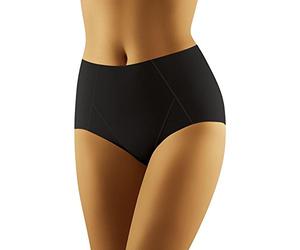 Wolbar Damen Figurformender Miederslip WB37, Schwarz,L