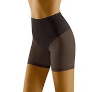 Wolbar Damen Korrekturslip Mit Hohem Bund Und Mesh Einsätzen Perfekte Passform Komfortables Und Unsichtbares Design Ideal Zum Formen Einer Glatten Schlanken Silhouette, Schwarz,S