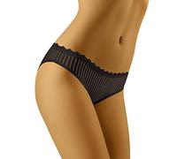 Wolbar Damen Mini-Slip WB102, Schwarz,L