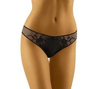 Wolbar Damen Mini-Slip WB126, Schwarz,S