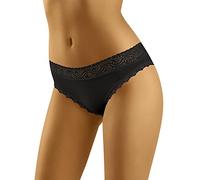 Wolbar Damen Mini-Slip WB158, Schwarz,S