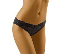 Wolbar Damen Mini-Slip WB82, Schwarz,L