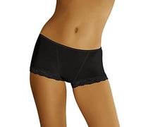 Wolbar Damen Shorts Panties WB136, Schwarz,XL