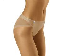 Wolbar Damen Slip Unterwäsche Unterhose Diamond 3517, Beige,S