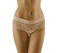 Wolbar Damen String Unterhose Unterwäsche WB217, Beige,L