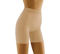 Wolbar Miederpants Damen Bermuda Slips Panties Formwäsche Hohe Taille Slips Hoher Taillenslip Bauchkontrolle Seamless Nahtlose, Beige,M