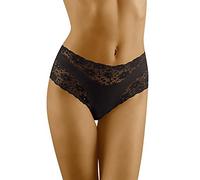 Wolbar Reizvoller Damen Maxi-Slip Mit Hoher Taille WB13, Schwarz,S