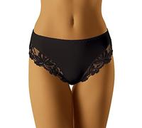 Wolbar Reizvoller Damen Maxi-Slip Mit Hohertaille Lara WB10, Schwarz,X-Large