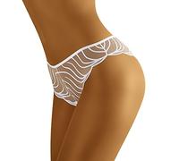 Wolbar Transparenter Damen String WB27, weiß,Large