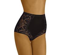 Wolbar WB412 Dame Slip Taillenmieder Hoher Bund Unterhose, Schwarz,XXL